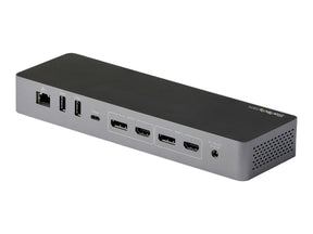 StarTech.com Thunderbolt 3 Dock mit USB-C Host-Kompatibilität - Dual 4K 60Hz DisplayPort 1.4 oder Dual HDMI Monitore - Single 8K - TB3/USB-C Laptop Docking Station - 96W PD, 5xUSB - 10 Gbit/s (TB3CDK2DHUE)