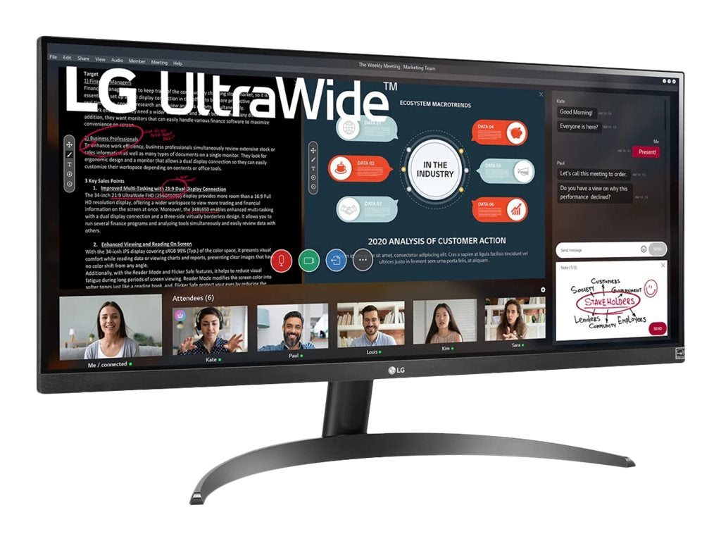 LG 29WP500-B - LED-Monitor - 73 cm (29") - 2560 x 1080 UWFHD @ 75 Hz