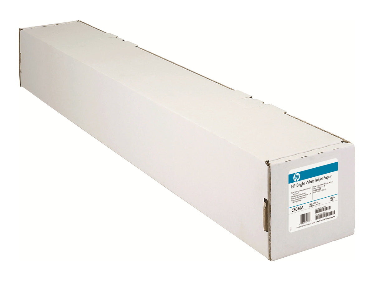 HP Bright White Inkjet Paper - Matt - hochweiß - Rolle (91,4 cm x 45,7 m)