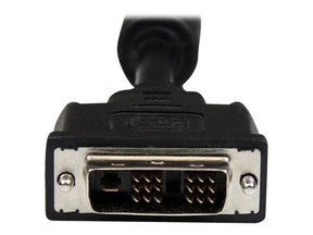 StarTech.com 3m DVI-D Single Link Kabel - St/St - DVI Monitorkabel - 1920x1200 - DVI Verbindungskabel/Anschlusskabel - Schwarz - DVI-Kabel - Single Link - DVI-D (M)