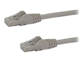 StarTech.com 1m Cat6 Gigabit UTP Patchkabel Snagless - Cat.6 RJ45 Netzwerkkabel mit Schutzmanschette - Grau - St/St - Patch-Kabel - RJ-45 (M)