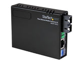 StarTech.com 10/100 Mbit/s Ethernet LWL / Glasfaser Multi Mode Medienkonverter SC 2km