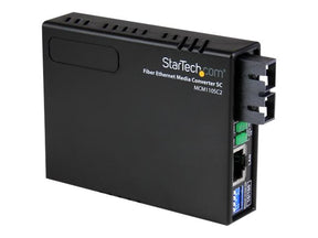 StarTech.com 10/100 Mbit/s Ethernet LWL / Glasfaser Multi Mode Medienkonverter SC 2km