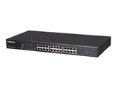 Intellinet 24-Port Gigabit Ethernet PoE+ Web-Managed Switch with 2 SFP Ports, 24 x PoE ports, IEEE 802.3at/af Power over Ethernet (PoE+/PoE)