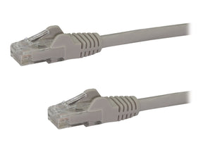 StarTech.com 3m Cat6 Gigabit UTP Patchkabel Snagless - Cat.6 RJ45 Netzwerkkabel mit Schutzmanschette - Grau - St/St - Patch-Kabel - RJ-45 (M)