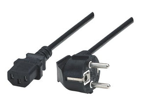 Manhattan Power Cord/Cable, Euro 2-pin plug (CEE 7/4)