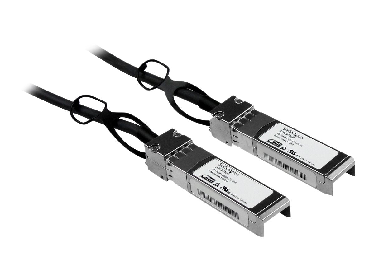 StarTech.com Cisco kompatibles SFP+ Twinax Kabel (5m, 10GBASE-CU SFP+ Direct Attach, passiv, 10Gigabit Kupfer Netzwerkkabel)