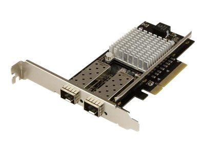 StarTech.com 10G Network Card - 2x 10G Open SFP+ Multimode LC Fiber Connector - Intel 82599 Chip - Gigabit Ethernet Card (PEX20000SFPI)