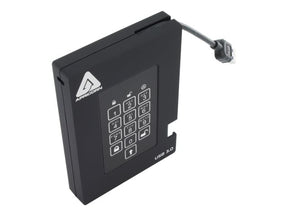 Apricorn Aegis Padlock Fortress A25-3PL256-2000F - Festplatte - verschlüsselt - 2 TB - extern (tragbar)