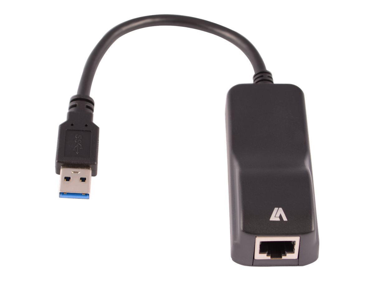 V7 Netzwerkadapter - USB 3.0 - GigE - Schwarz