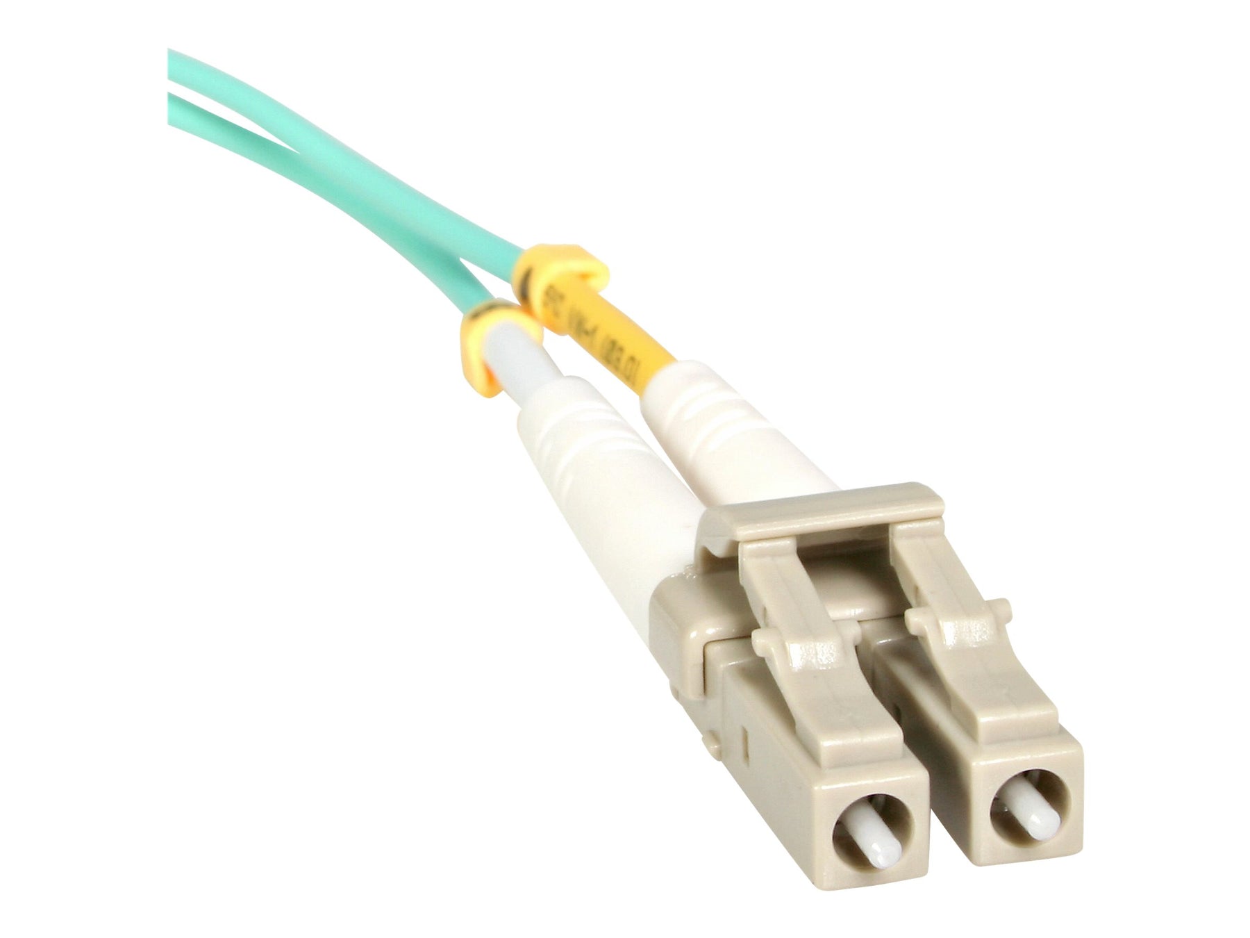 StarTech.com 10m (30ft) LC/UPC to LC/UPC OM3 Multimode Fiber Optic Cable, Full Duplex 50/125Âµm Zipcord Fiber Cable, 100G Networks, LOMMF/VCSEL, <0.3dB Low Insertion Loss - LSZH Fiber Patch Cord - Patch-Kabel - LC Multi-Mode (M)