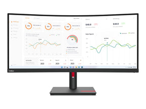 Lenovo ThinkVision T34w-30 - LED-Monitor - gebogen - 86.4 cm (34")