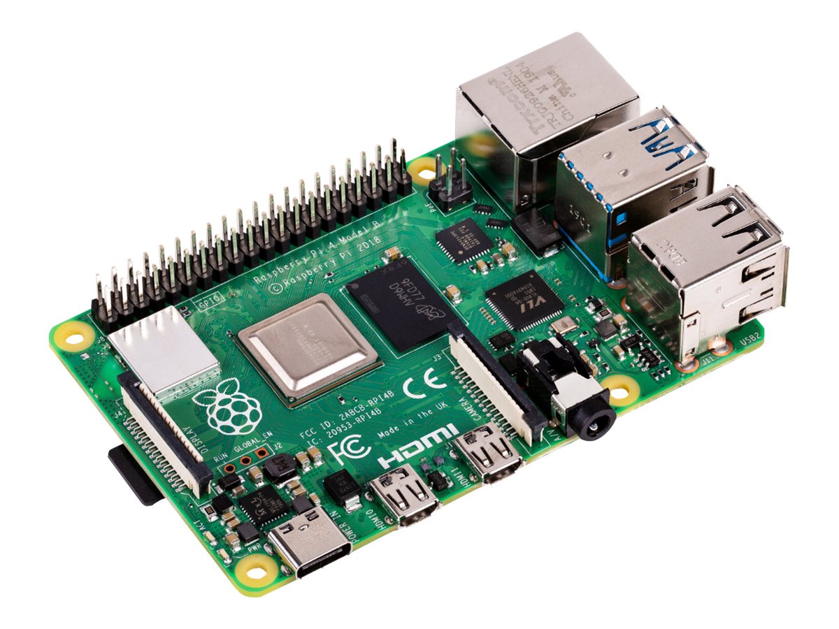 Raspberry Pi Pi 4 Model B - Einplatinenrechner - Broadcom BCM2711 / 1.5 GHz