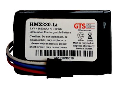 Global Technology Systems HMZ220-LI - Drucker-Batterie (gleichwertig mit: BT17790-1)