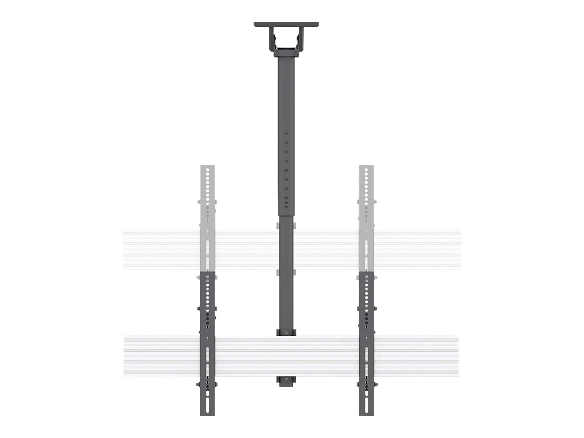 Neomounts NMPRO-CMB3 - Klammer - für 3 LCD-Anzeigen - Schwarz - Bildschirmgröße: 81.3-139.7 cm (32"-55")