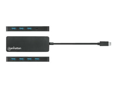 Manhattan USB-C Dock/Hub, Ports (x7): USB-A (x7)