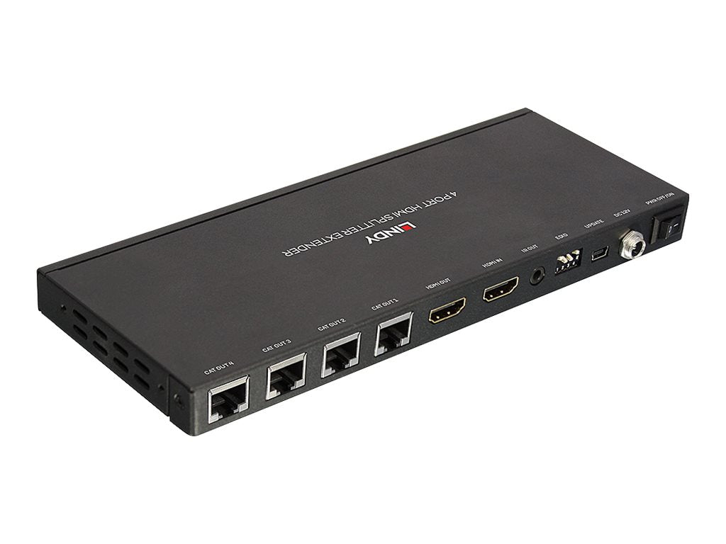 Lindy Cat.6 HDMI & IR Splitter Extender with Loop Out