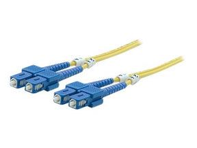 Intellinet Fibre Optic Patch Cable, OS2, SC/SC, 20m, Yellow, Duplex, Single-Mode, 9/125 Âµm, LSZH, Fiber, Lifetime Warranty, Polybag - Patch-Kabel - SC Single-Modus (M)