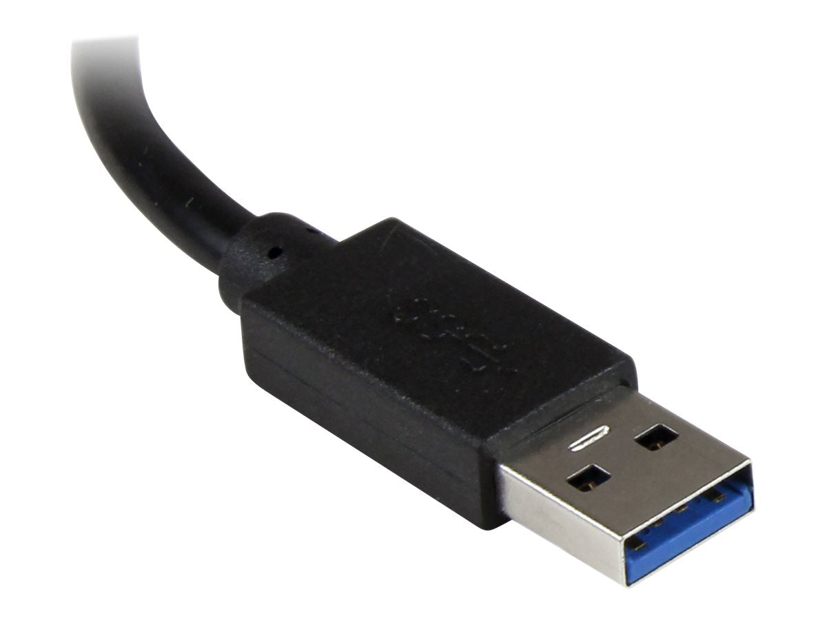 StarTech.com 3 Port USB 3.0 Hub mit Gigabit Ethernet Adapter aus Aluminum