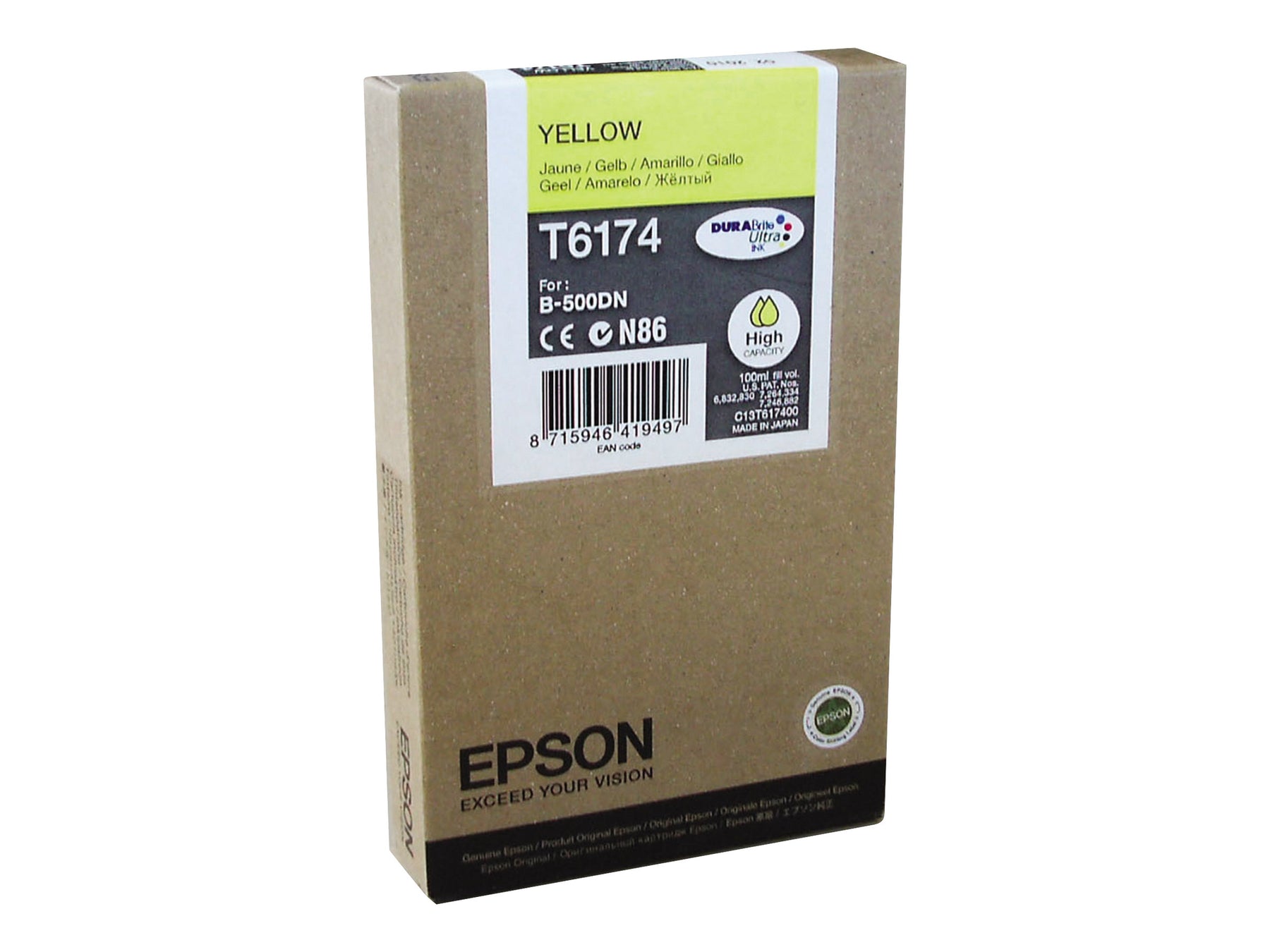 Epson T6174 - 100 ml - mit hoher Kapazität - Gelb