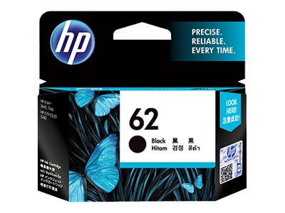 HP 62 - Schwarz - Original - Tintenpatrone - für Envy 55XX, 56XX, 76XX