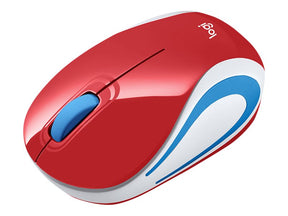 Logitech M187 - Maus - optisch - 3 Tasten - kabellos - 2.4 GHz - kabelloser Empfänger (USB)