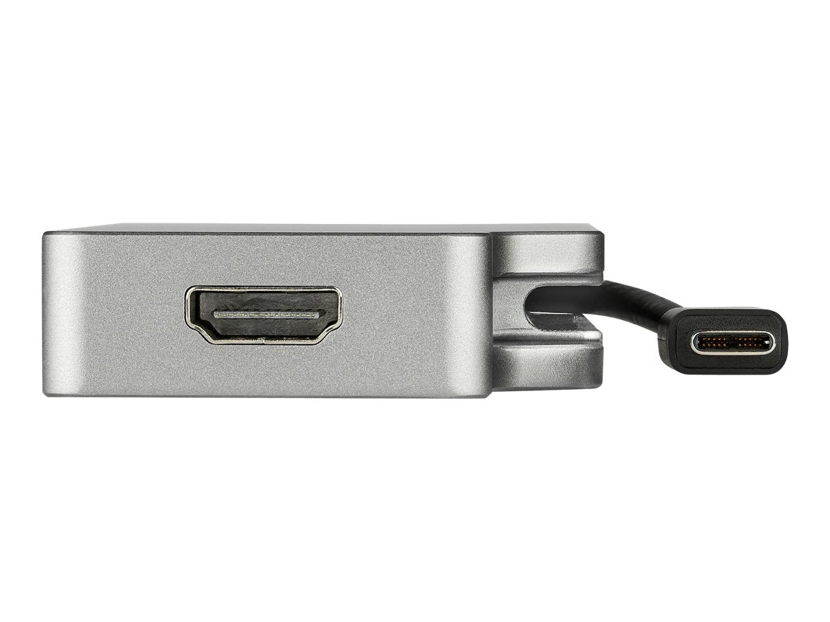 StarTech.com USB-C Video Adapter Multiport - Space Grau