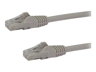 StarTech.com 10m Cat6 Gigabit Snagless Patchkabel - RJ45 UTP Netzwerkkabel mit Schutzmanschette - Cat 6 Kabel - Grau - Patch-Kabel - RJ-45 (M)