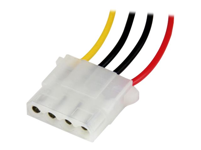 StarTech.com 30cm LP4 Molex Strom Verlängerung - 4 Pin Anschlusskabel / Verlängerungskabel - Stecker/Buchse - Spannungsversorgungs-Verlängerungskabel - interne Stromversorgung, 4-polig (M)