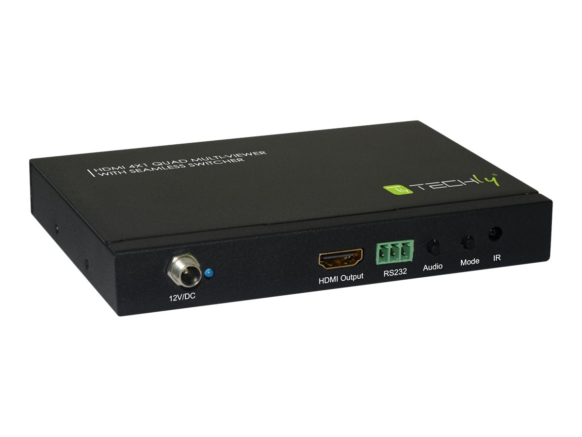Techly HDMI 4x1 Multi-viewer with seamless switcher