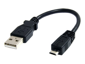 StarTech.com 15cm USB 2.0 auf Micro USB Kabel - A auf Micro B Datenkabel - Stecker/Stecker - USB-Kabel - USB (M)