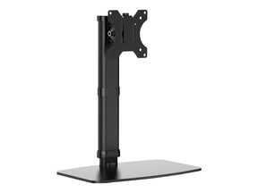 Tripp Single-Display Monitor Stand - Height Adjustable, 17" to 27" Monitors - Befestigungskit - für Monitor - Stahl - Schwarz - Bildschirmgröße: 43.2-68.6 cm (17"-27")