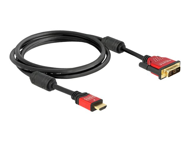 Delock Adapterkabel - Single Link - HDMI männlich zu DVI-D männlich