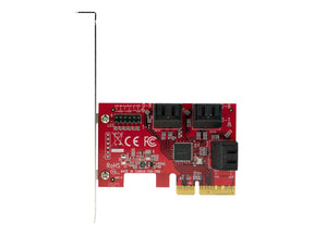 StarTech.com PCIe SATA Controller Karte - 6 Port SATA 3 Erweiterungskarte/Kontroller - 6Gbit/s - Voll- und Low-Profile Blende - PCI Express Festplatten kontroller/Adapter (6P6G-PCIE-SATA-CARD)