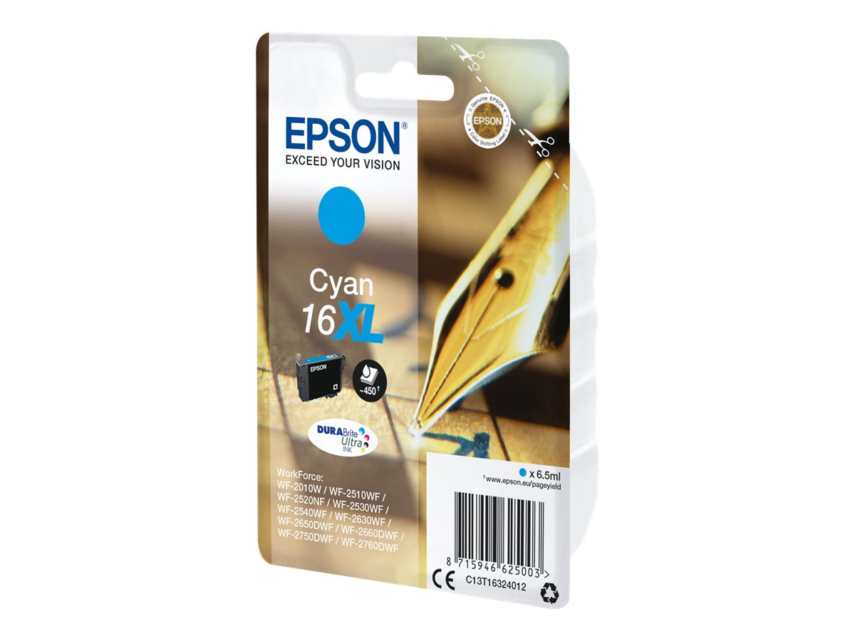 Epson 16XL - 6.5 ml - XL - Cyan - Original - Blisterverpackung