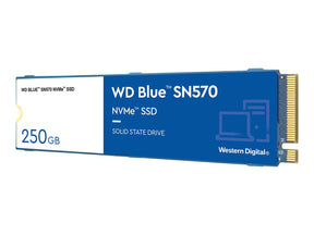 WD Blue SN570 NVMe SSD WDS250G3B0C - SSD - 250 GB - intern - M.2 2280 - PCIe 3.0 x4 (NVMe)