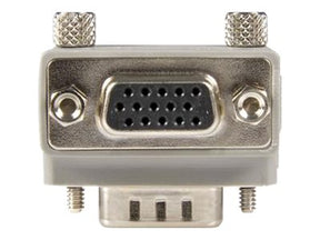 StarTech.com VGA auf VGA Kabel Adapter Typ 1 rechts gewinkelt - St/Bu - VGA-Adapter - HD-15 (VGA)