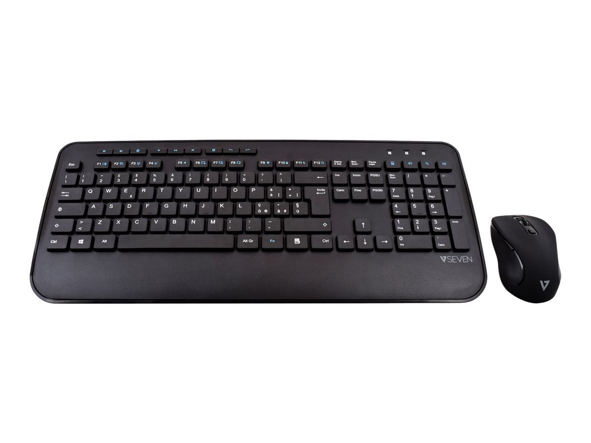 V7 CKW300IT - Tastatur-und-Maus-Set - kabellos