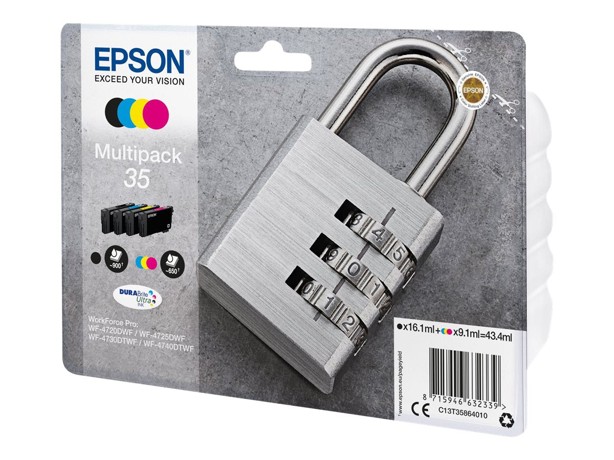 Epson 35 Multipack - 4er-Pack - Schwarz, Gelb, Cyan, Magenta