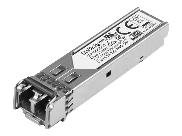 StarTech.com 1000BASE-ZX - Gigabit Transceiver - LC Fiber - MSA konform - 80 km - Gigabit SFP Modul - Single Mode SFP - 1550nm - SFP (Mini-GBIC)-