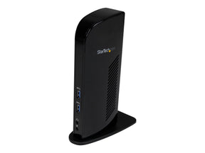 StarTech.com USB 3.0 Dockingstation, kompatibel mit Windows / macOS, unterstützt Dual Displays, HDMI und DVI, inkl. DVI zu VGA Adapter