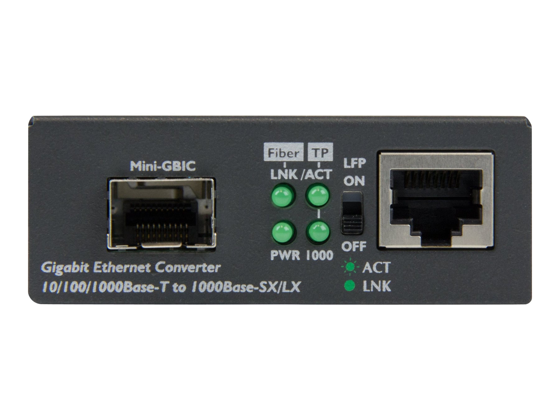 StarTech.com Gigabit Ethernet LWL / Glasfaser Medienkonverter mit SFP - 1000 Mbit/s Multimode Gigabit Ethernet Medienkonverter - Medienkonverter - GigE - 10Base-T, 1000Base-LX, 1000Base-SX, 100Base-TX, 1000Base-T - RJ-45 / SFP (mini-GBIC)