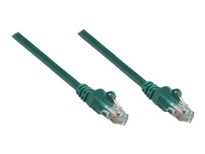 Intellinet Network Patch Cable, Cat6, 0.25m, Green, Copper, S/FTP, LSOH / LSZH, PVC, RJ45, Gold Plated Contacts, Snagless, Booted, Polybag - Netzwerkkabel - RJ-45 (M)