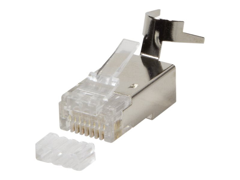 LogiLink Netzwerkanschluss - RJ-45 (M) - abgeschirmt - 8 mm - CAT 7a (Packung mit 10)