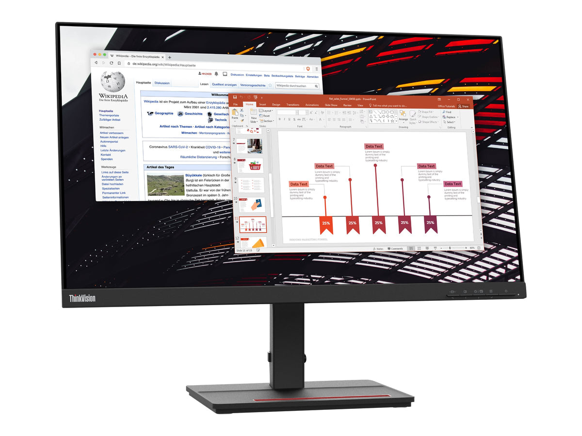 Lenovo ThinkVision S24e-20 - LED-Monitor - 61 cm (24")