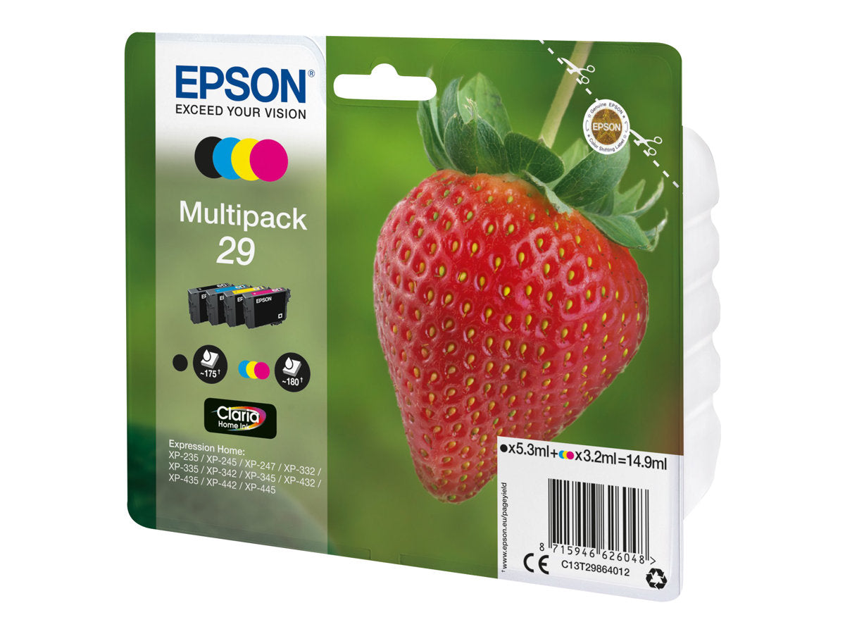 Epson 29 Multipack - 4er-Pack - Schwarz, Gelb, Cyan, Magenta