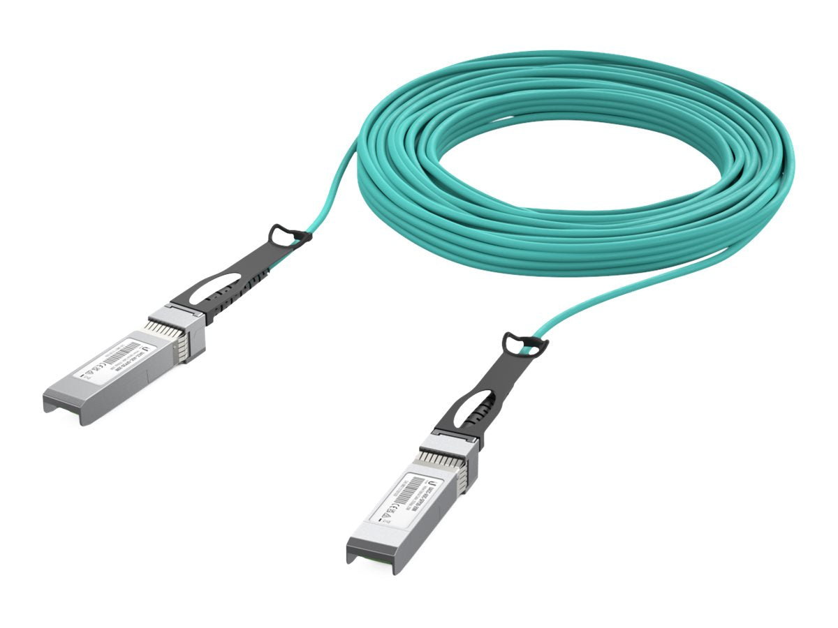 UbiQuiti 25GBase-AOC Direktanschlusskabel - SFP28 zu SFP28 - 20 m - 3 mm - Glasfaser - Active Optical Cable (AOC)