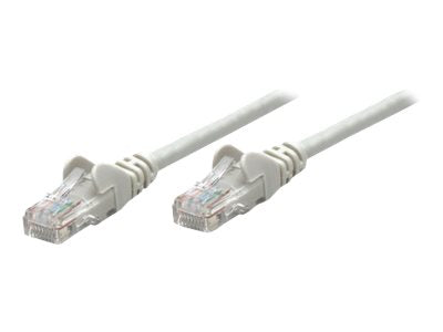 Intellinet Network Patch Cable, Cat6, 1.5m, Grey, Copper, U/UTP, PVC, RJ45, Gold Plated Contacts, Snagless, Booted, Polybag - Patch-Kabel - RJ-45 (M)