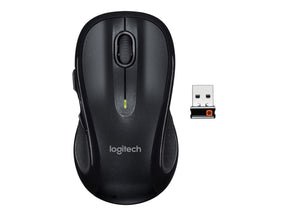 Logitech M510 - Maus - Für Rechtshänder - Laser - 5 Tasten - kabellos - 2.4 GHz - kabelloser Empfänger (USB)