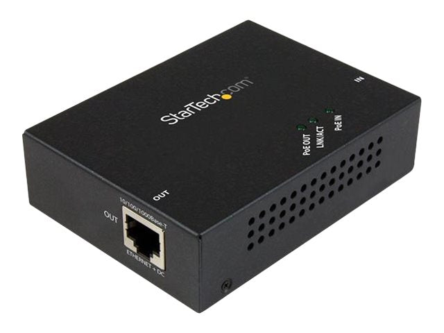 StarTech.com Gigabit PoE+ Extender - 802.3at/af